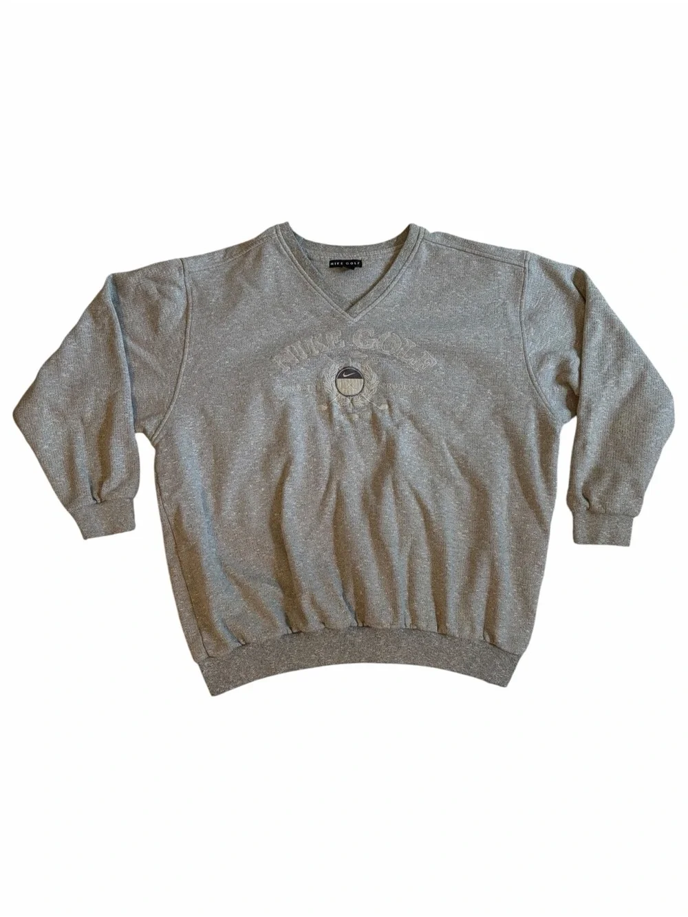 Vintage Nike Golf Embroidered V-Neck Sweatshirt